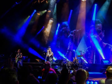 Depeche Mode durante su gira estadounidense