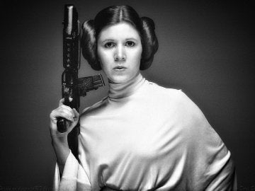 La princesa Leia es un símbolo de Star Wars.