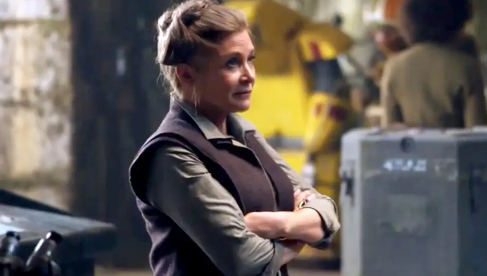 En el episodio VII se muestra a Leia tal y como tenía que haber evolucionado el personaje.