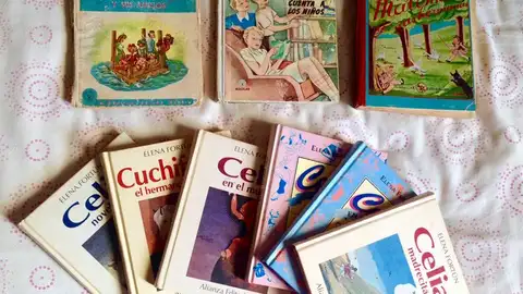 Diferentes ediciones de Celia. Diferentes ediciones de Celia.