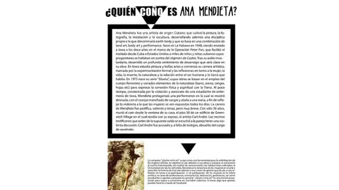Quién Coño es Ana Mendieta Quién Coño es Ana Mendieta