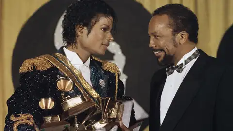 Quincy Jones y Michael Jackson Quincy Jones y Michael Jackson