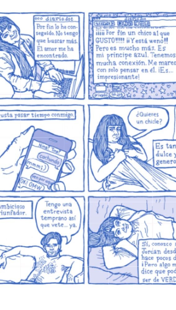 Viñetas del cómic de Gina Wynbrandt