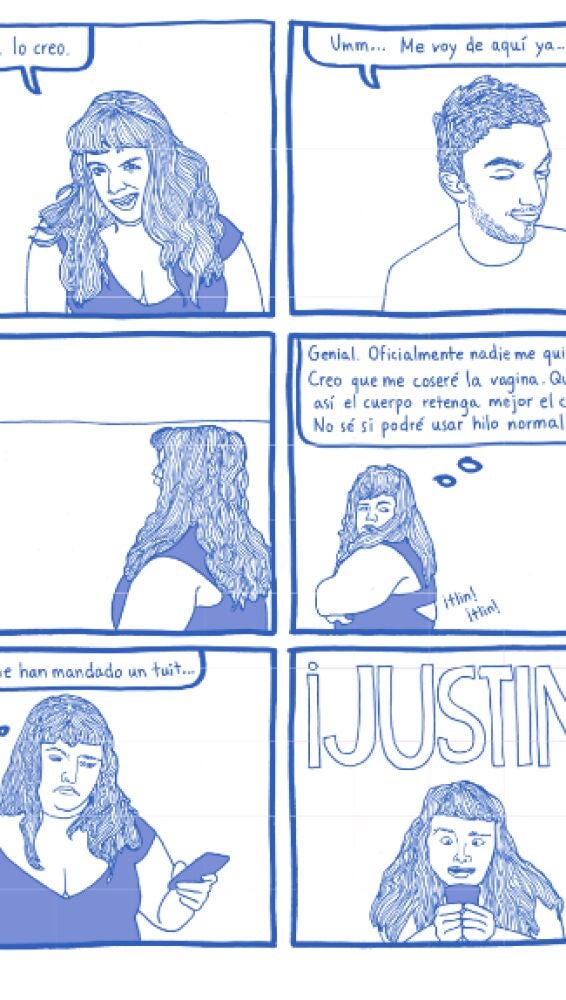 Viñetas del cómic de Gina Wynbrandt