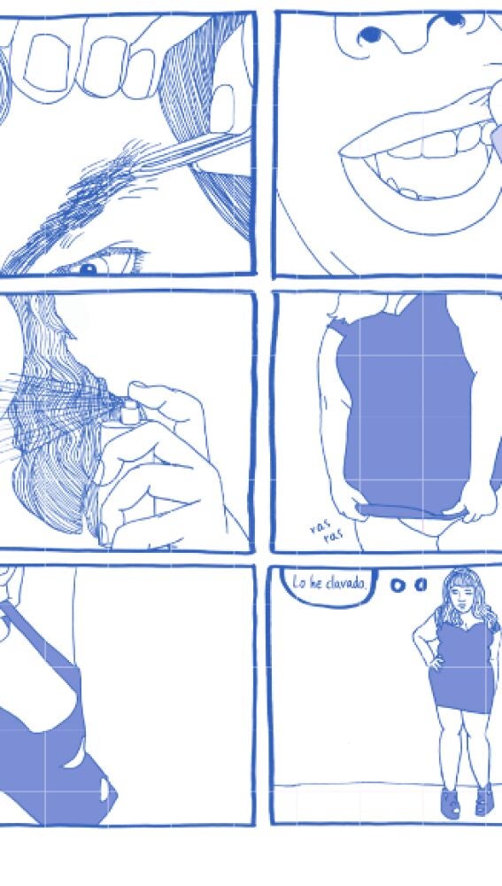 Viñetas del cómic de Gina Wynbrandt