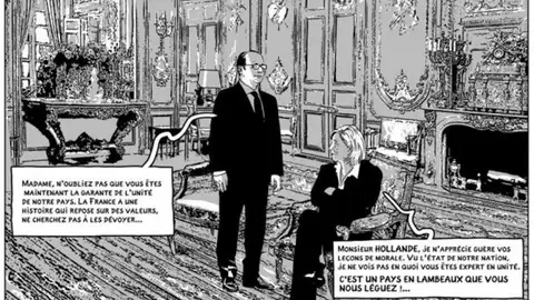 Marie Le Pen, como presidenta de Francia Marie Le Pen, como presidenta de Francia