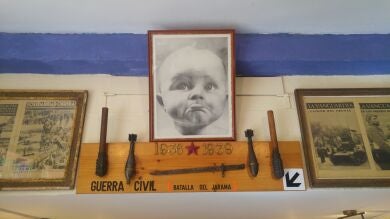 Un jubilado sufraga el gran Museo de la Guerra Civil en una vieja fábrica de yeso