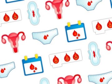 Emojis sobre la menstruación propuestos por Plan Internacional