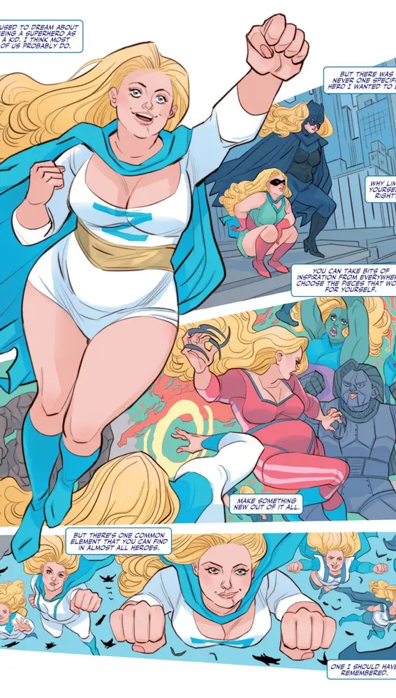Faith es un cómic que rompe con los estereotipos de superheroína delgada
