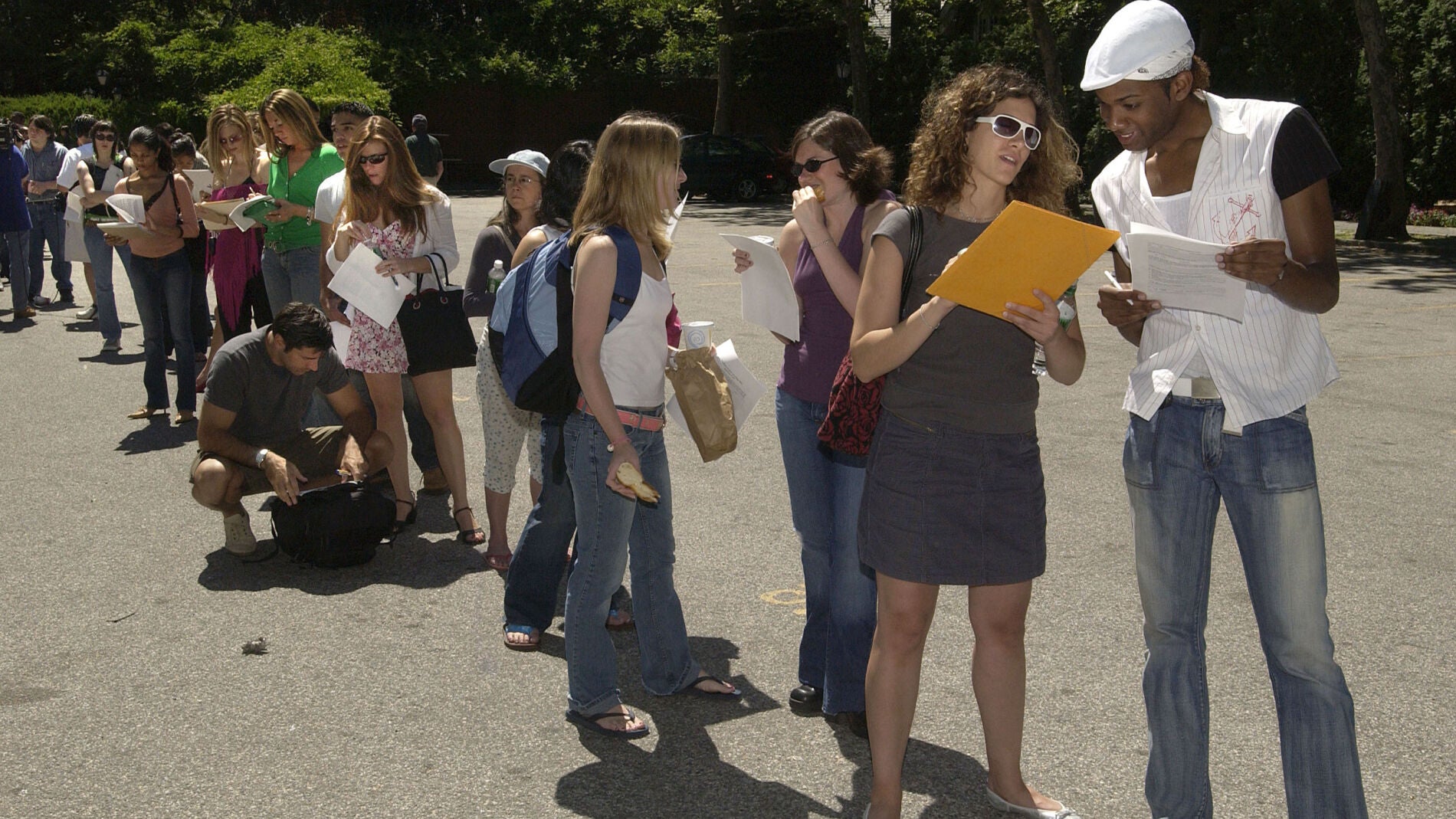 Cola para un casting