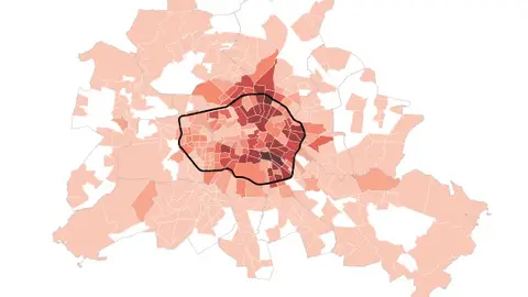 Captura de pantalla de la obra de Berlín contra AirBNB. Captura de pantalla de la obra de Berlín contra AirBNB.