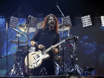 Dave Grohl, integrante del grupo estadounidense Foo Fighters
