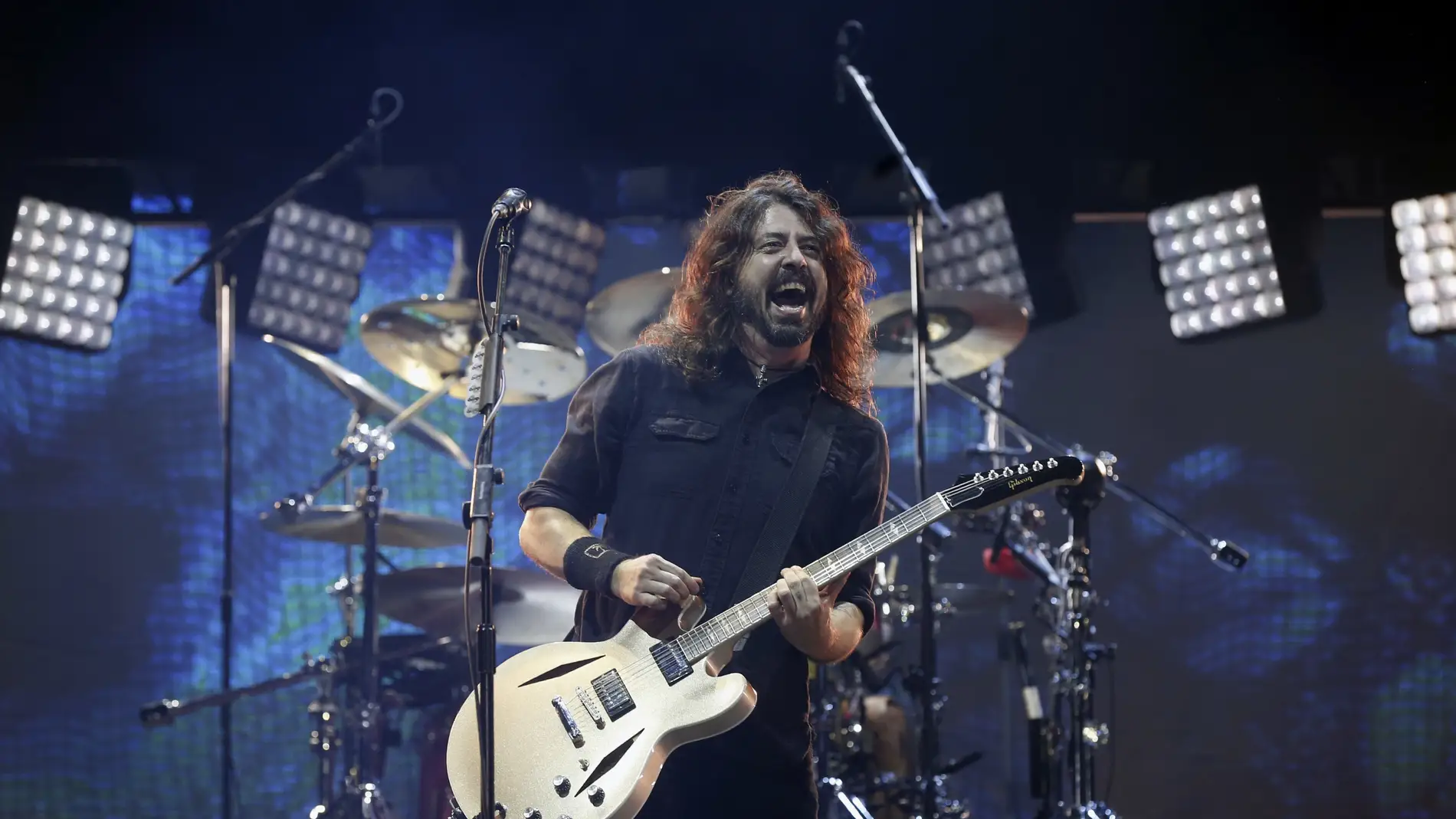 Dave Grohl, integrante del grupo estadounidense Foo Fighters