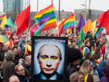 Manifestación anti Putin