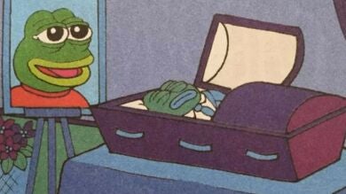 La rana Pepe demanda a la ultraderecha de EE UU desde la tumba