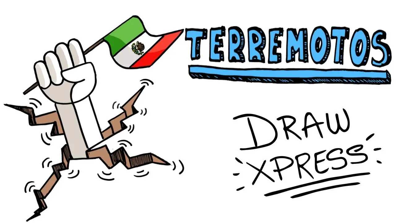 Tik Tak Draw - ¿POR QUÉ SE PRODUCE UN TERREMOTO? | DrawXpress #FuerzaMéxico | Drawing About