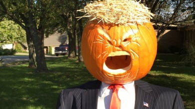 Donald Trump se convierte en el peor disfraz de Halloween