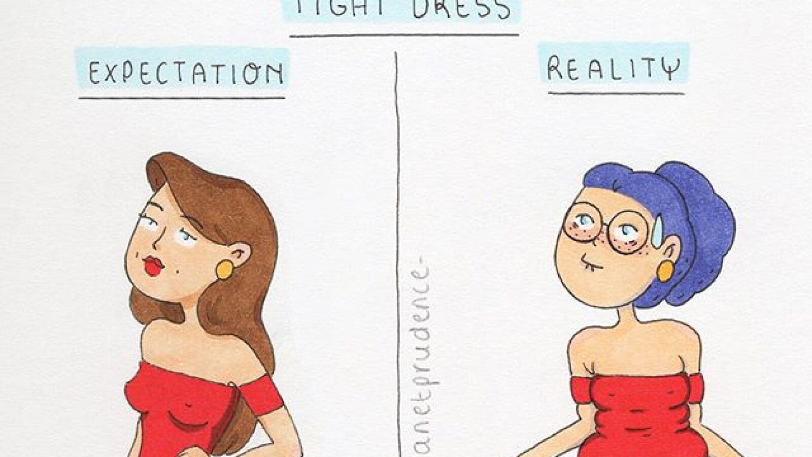 ¿A que a ti también te pasa? Las frustraciones cotidianas de muchas mujeres, en dibujos