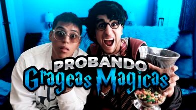 Hamza Zaidi visita la Warner en Los Ángeles para probar grageas de Harry Potter