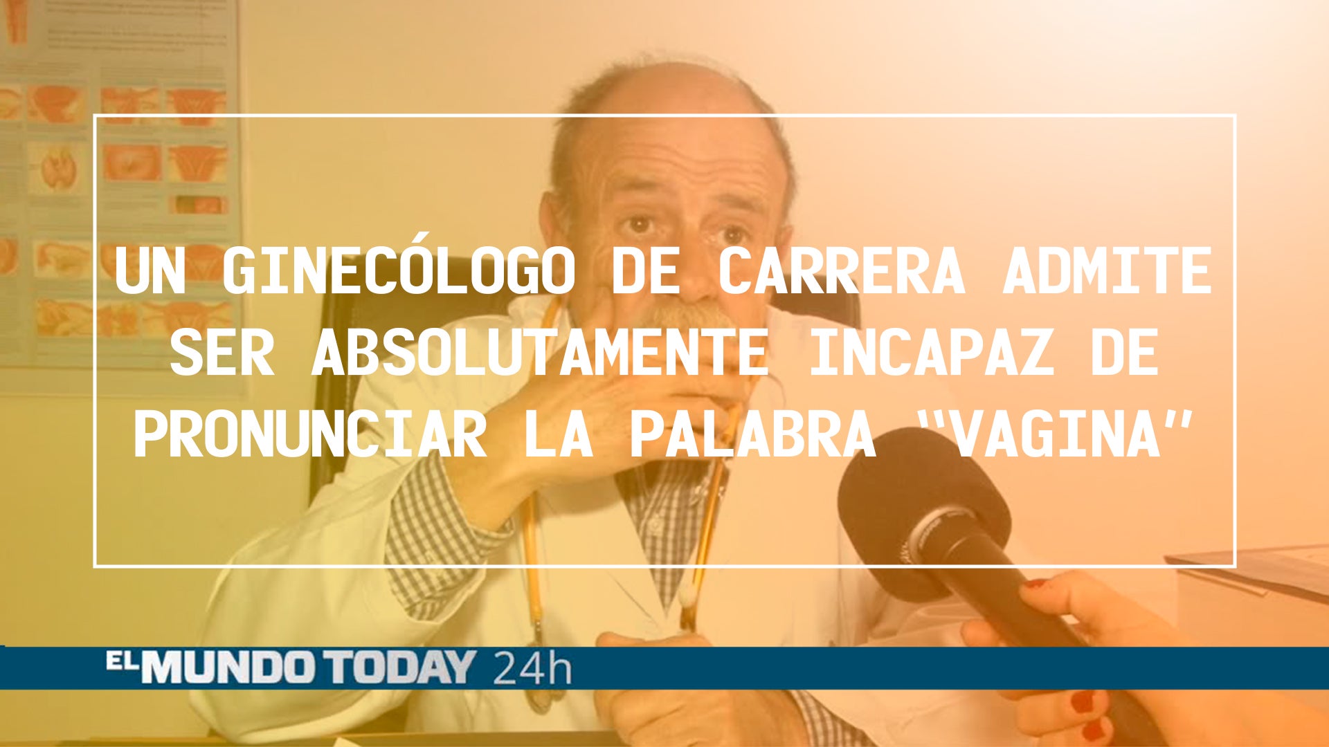 Un ginecólogo de carrera admite ser absolutamente incapaz de pronunciar la  palabra 