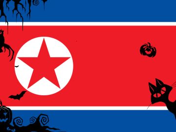 Bandera de Corea del Norte