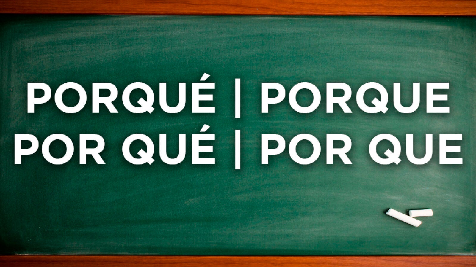 Si aciertas 8 respuestas en este examen de porqué, porque, por qué y por que eres un genio