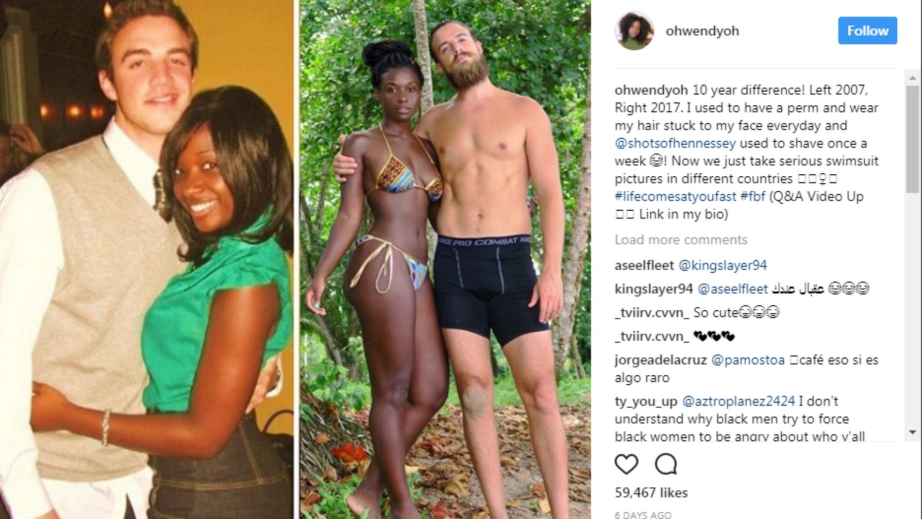 Pareja que no envejece