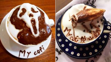 Un barista crea obras de arte con la espuma del café que son demasiado realistas