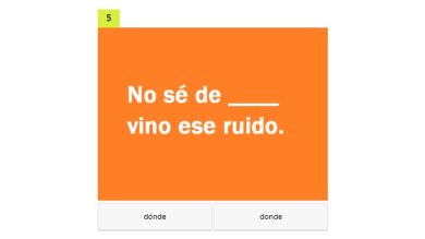 TEST DE ORTOGRAFÍA: ¿Lleva tilde o no?
