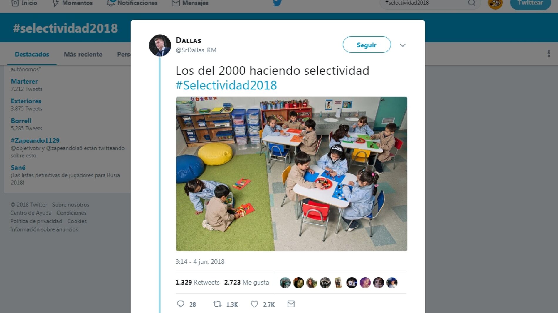 Selectividad 2018