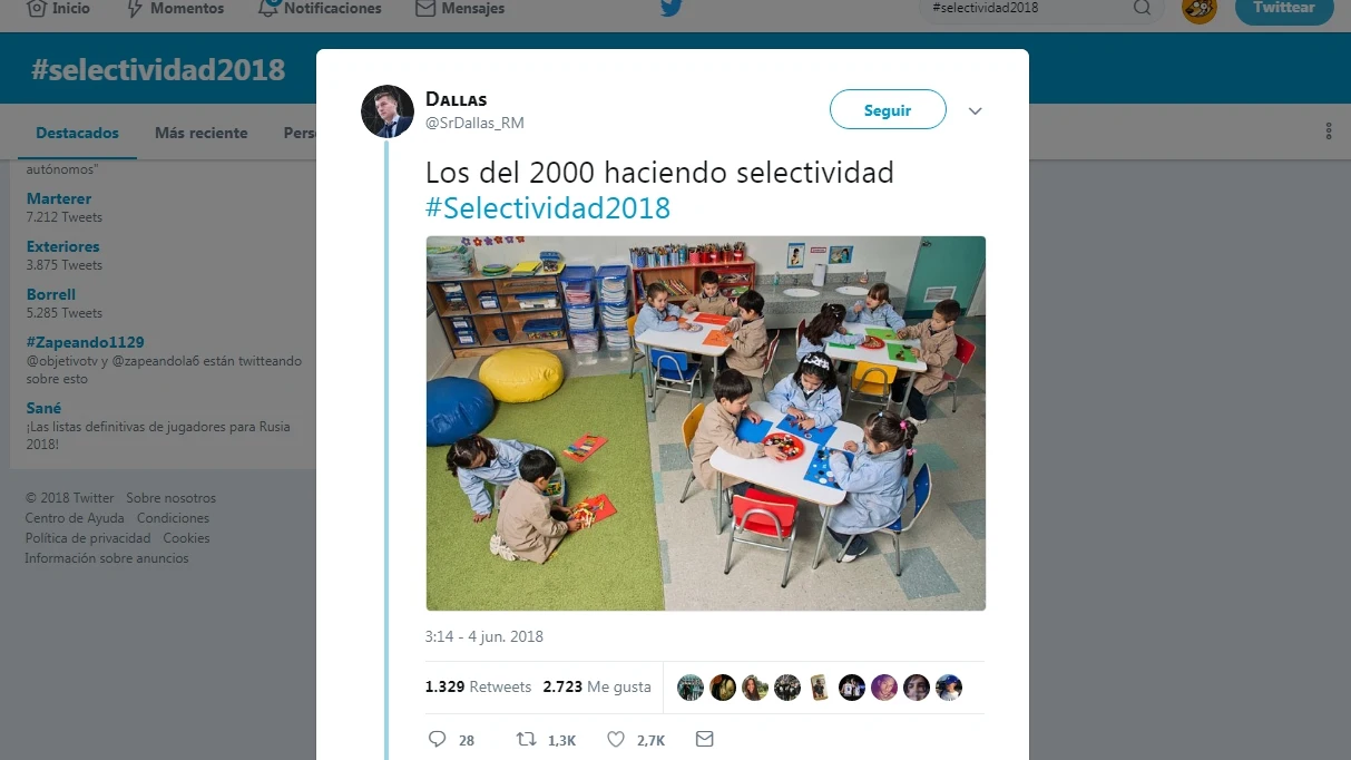 Selectividad 2018