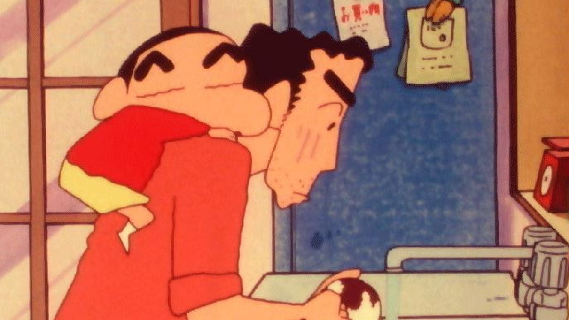 Shin-Chan - Cap&iacute;tulo 290: Tener lavaplatos es muy pr&aacute;ctico / Kazama es un fan secreto / Esta noche no consigo dormir