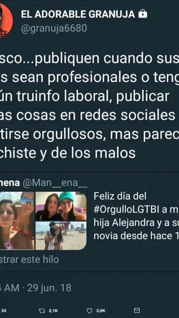 Mensaje de odio en Twitter Mensaje de odio en Twitter