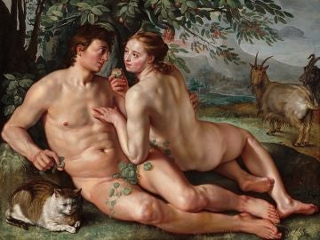 La ca&iacute;da del hombre de Hendrik Goltzius