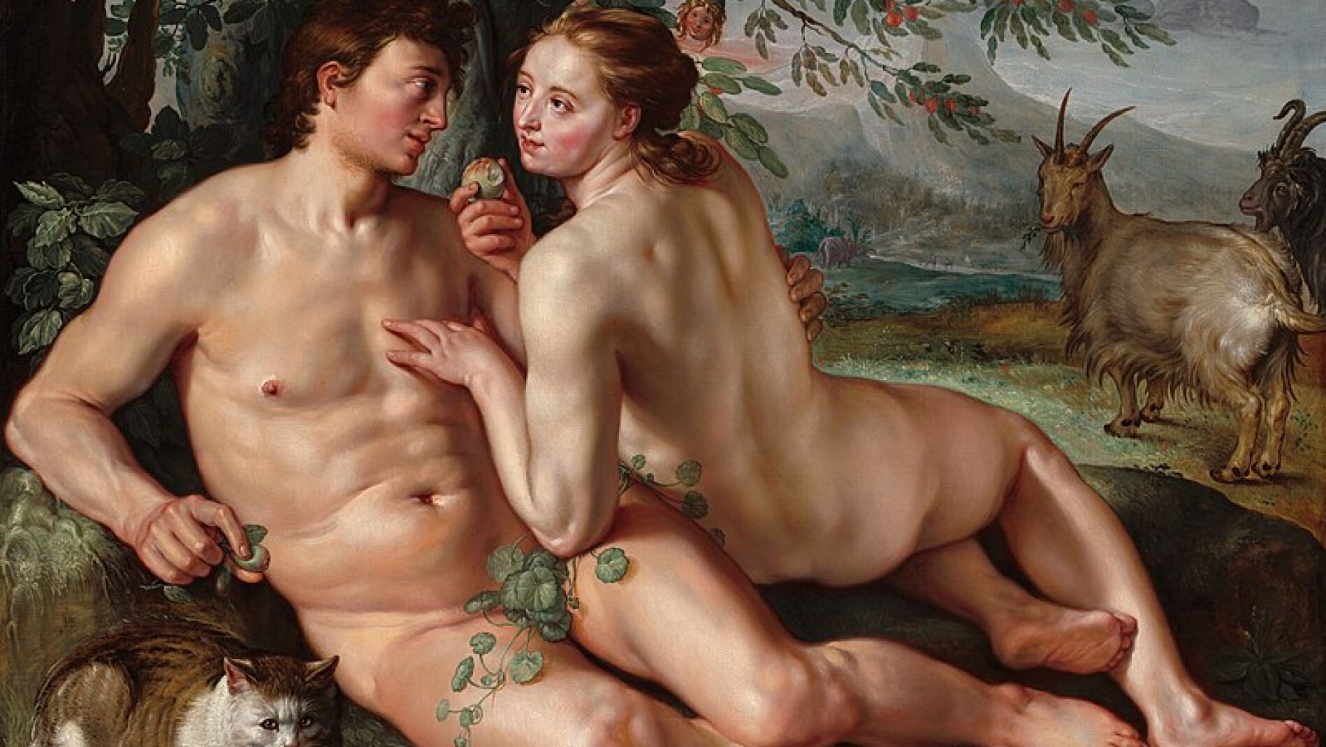 La ca&iacute;da del hombre de Hendrik Goltzius