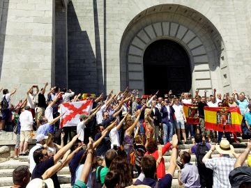 Protesta en el Valle de los Ca&iacute;dos (Archivo)