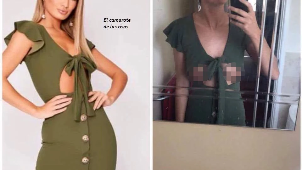 El vestido fue un fail