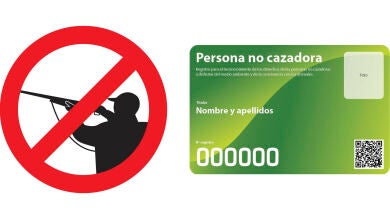 Así es el nuevo carné de personas NO cazadoras