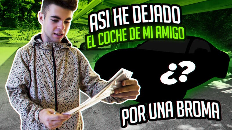 Salva le hace una broma en el coche a Theshootercoc