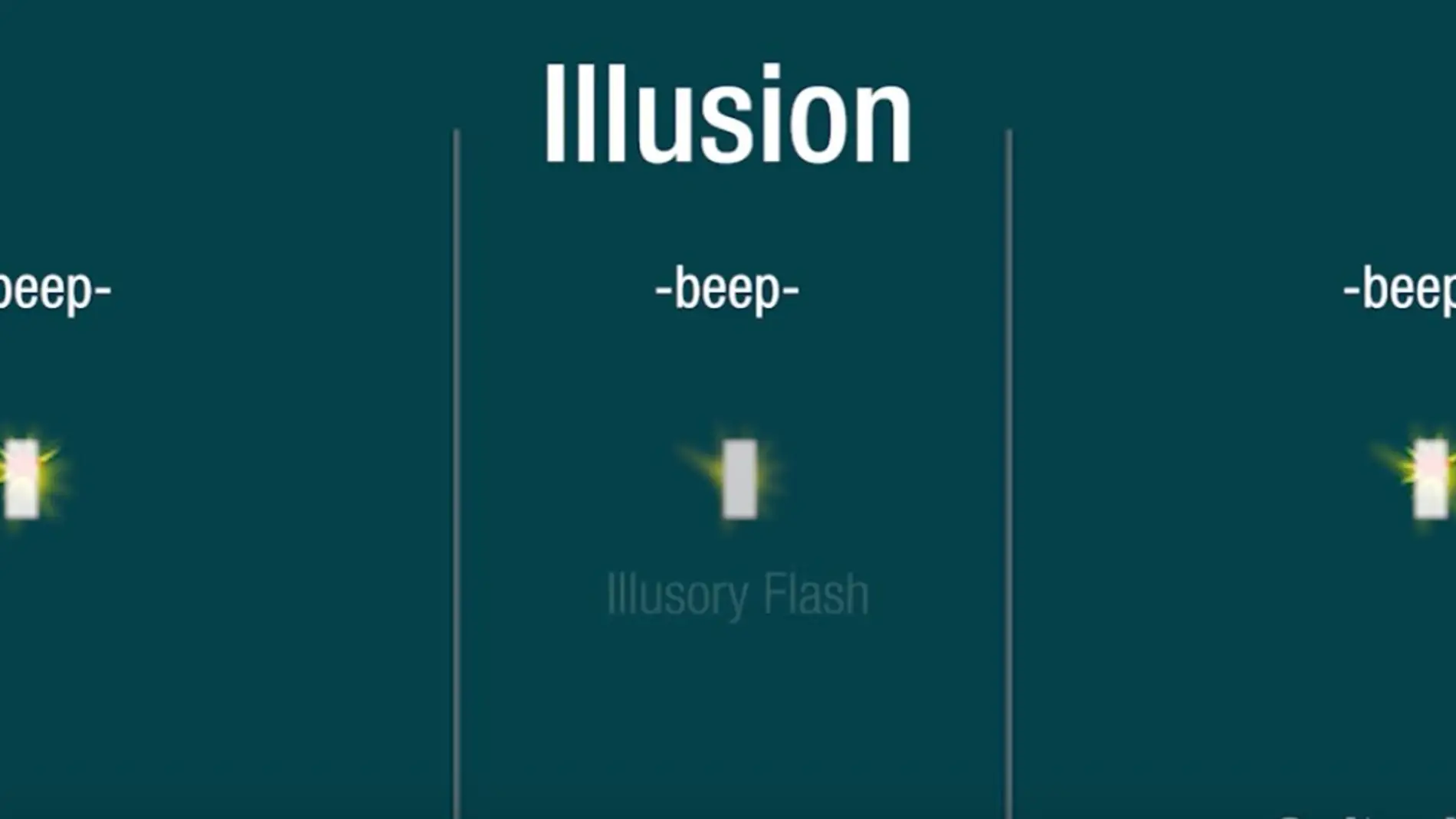 Ilusión óptica con flash