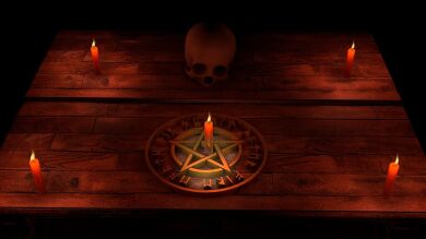 Un grupo de brujas maldicen a Trump y Kavanaugh en un ritual de magia negra