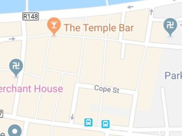 Esvásticas en Google Maps