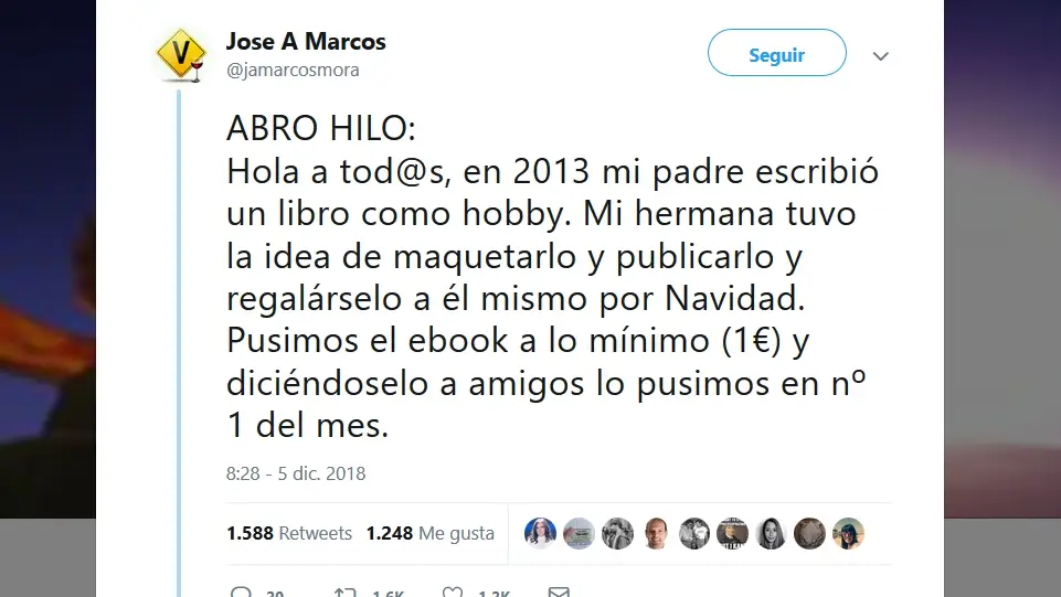 Hilo de twitter de José Antonio Marcos
