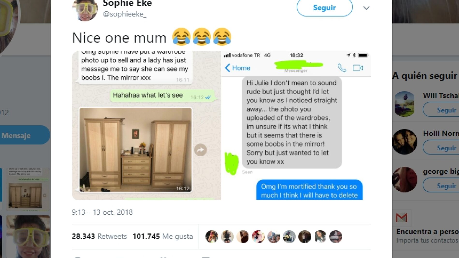 Intentaba vender online estos armarios