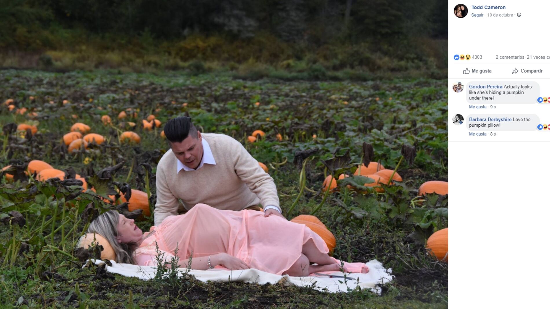 Sesi&oacute;n de fotos de maternidad de Todd y Nicole Cameron