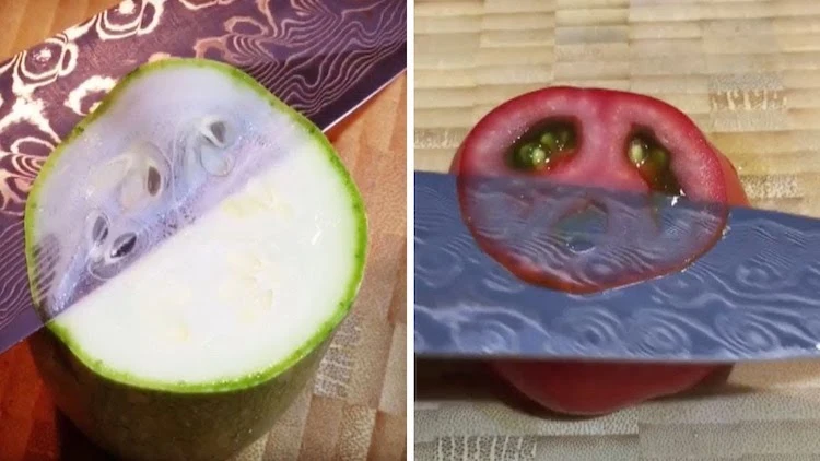 Cortando verduras
