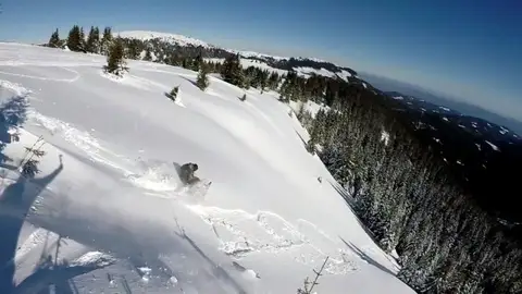 Mario Grinschgl atrapado por una avalancha Mario Grinschgl atrapado por una avalancha