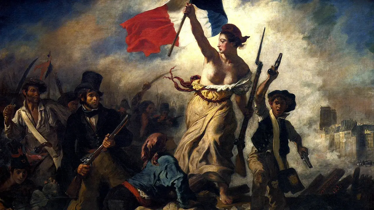 La Libertad guiando al pueblo de Delacroix