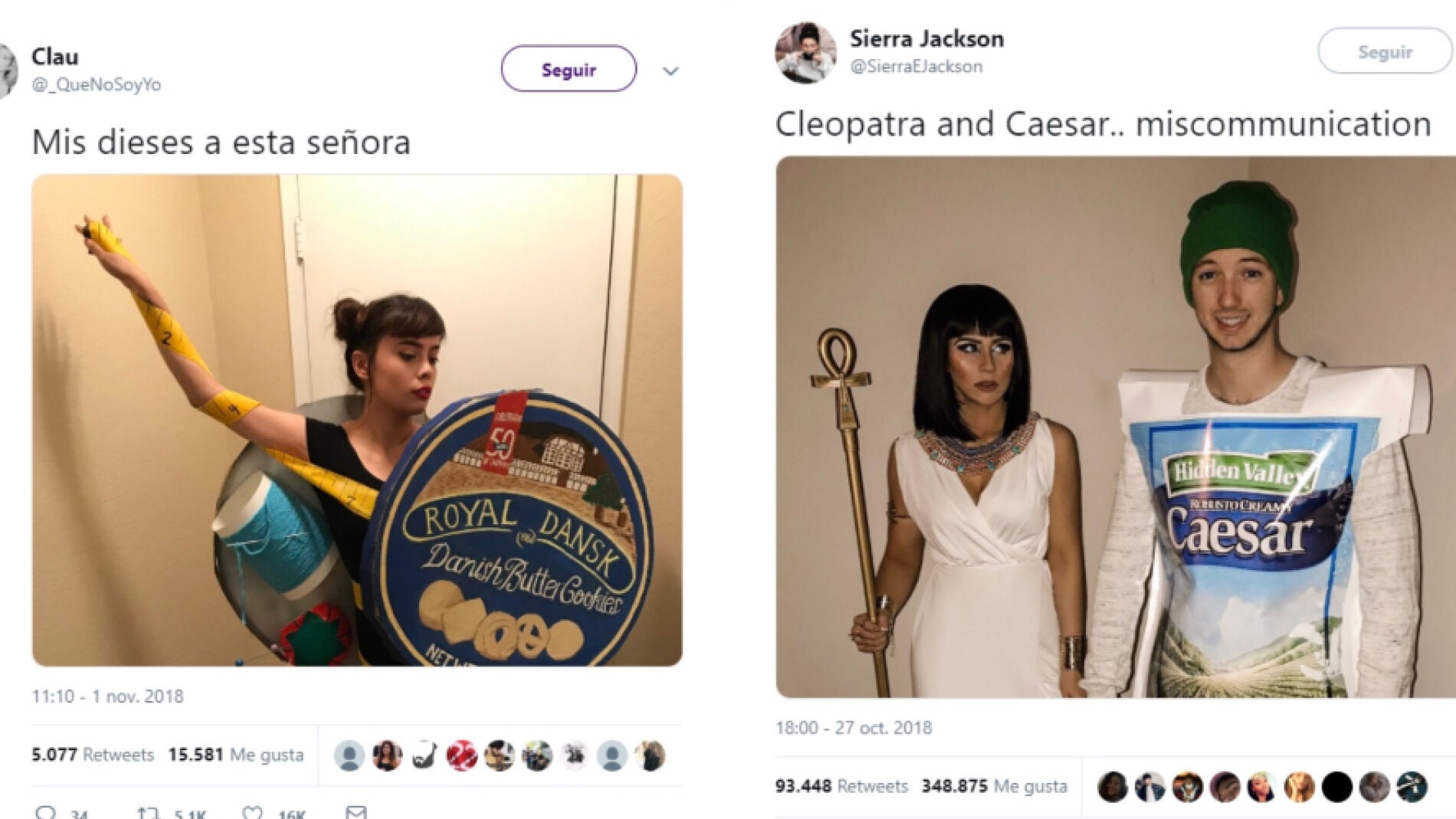 Disfraces originales