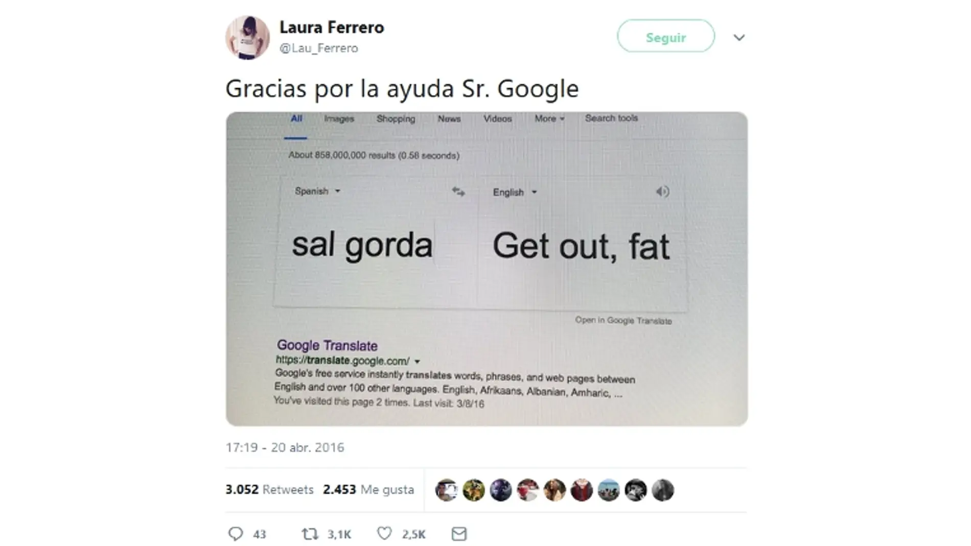 Traductor de Google